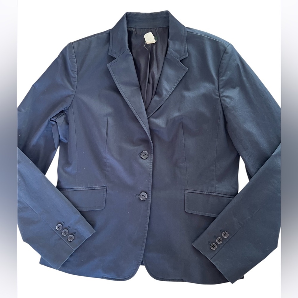 J. Crew Boys Navy Schoolboy Blazer Jacket Size 12